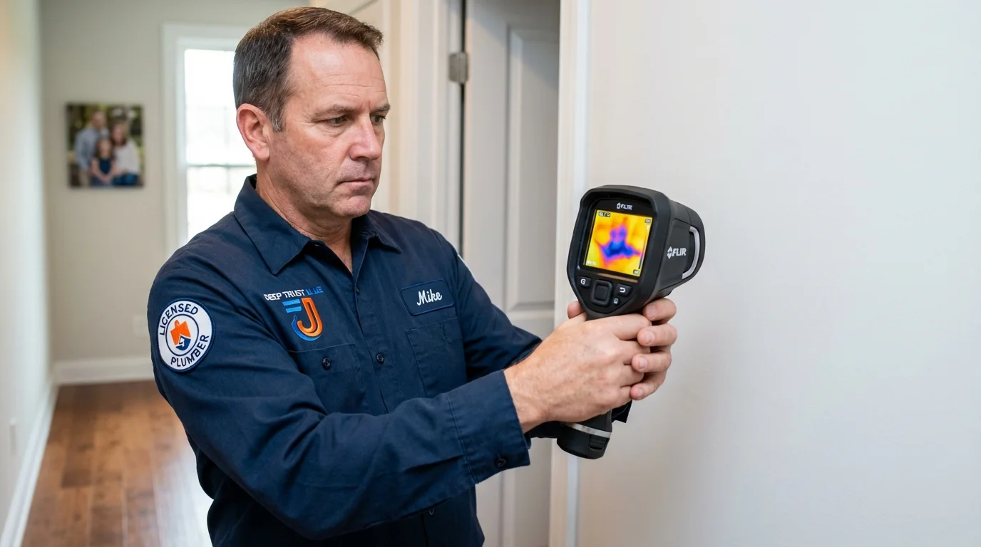 Thermal imaging leak detection by Johns Plumbing LLC in Talihina